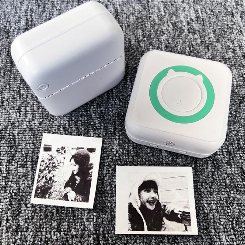 Портативный мини-термопринтер, 1 шт., карманный студенческий мини-принтер с USB-кабелем Imprimante