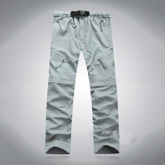 Брюки для отдыха на природе Yousheng Men Outdoor с боковыми карманами, однотонные, с высокой талией, быстросохнущие, съемные, для кемпинга, летние, мужские, дышащие брюки