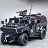 1:32 Dongfeng Mengshi Тигр с зубастой пилой Бронированный Автомобиль Модель Игрушка Звук Свет Внедорожные Полицейские Машины Модели Праздничные Подарки