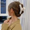 2/4Pcs Plush Hair Claw for Women Elegant Acrylic Hairpins Faux Fur Hair Clip Girls Barrette Headwear Winter Hair Accessories