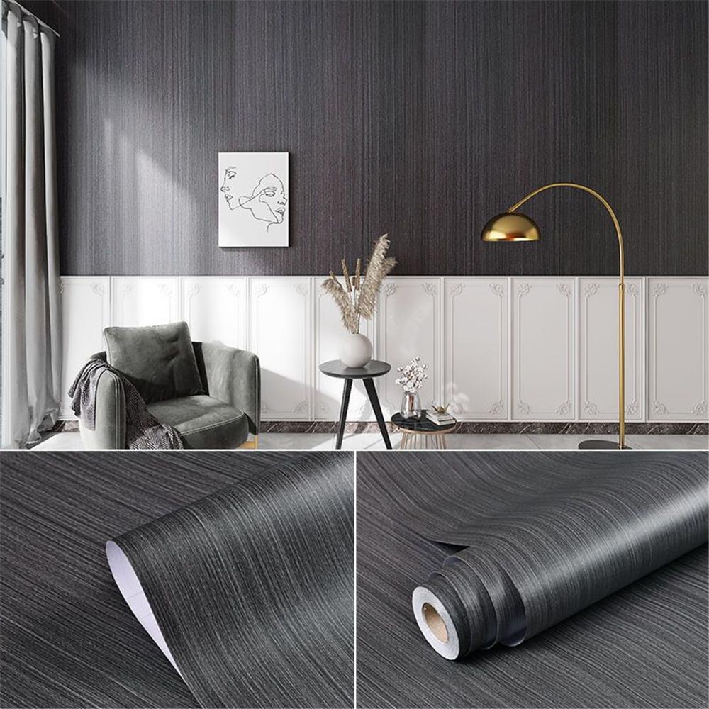 Обои с декором под толстое дерево, ширина 40 см, виниловые самоклеящиеся водонепроницаемые наклейки на стены для кухни, шкафа, для обновления мебели