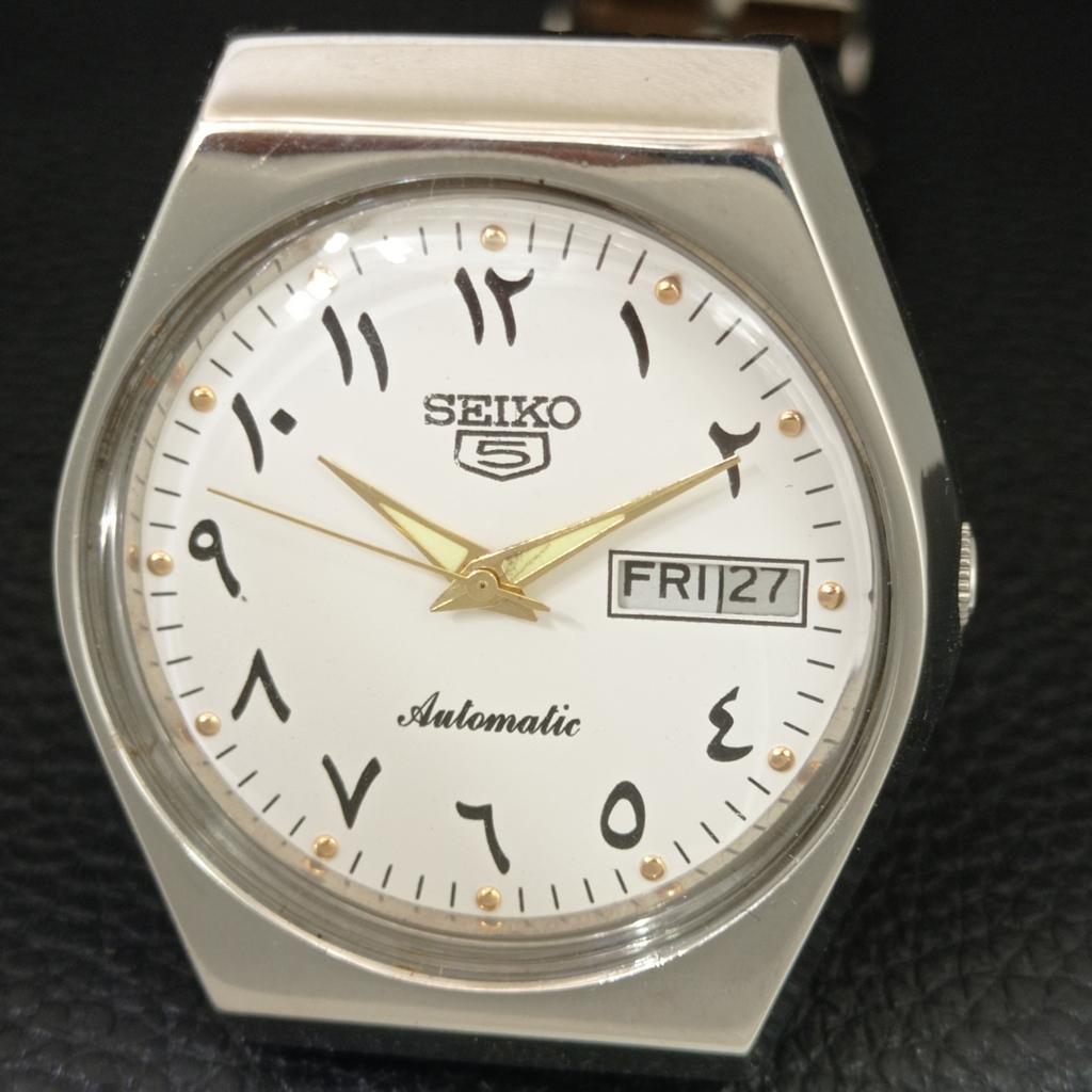 ВИНТАЖНЫЕ АВТОМАТИЧЕСКИЕ ЧАСЫ SEIKO 5 6309A ЯПОНИЯ МУЖСКИЕ С СЕРЫМ ЦИФЕРБЛАТОМ a705538-1