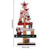 1/2PCS Desktop Christmas Tree Santa Claus DIY Decoration Wooden  Signs Plaque Xmas Decoration 2025 New Years Party Gifts