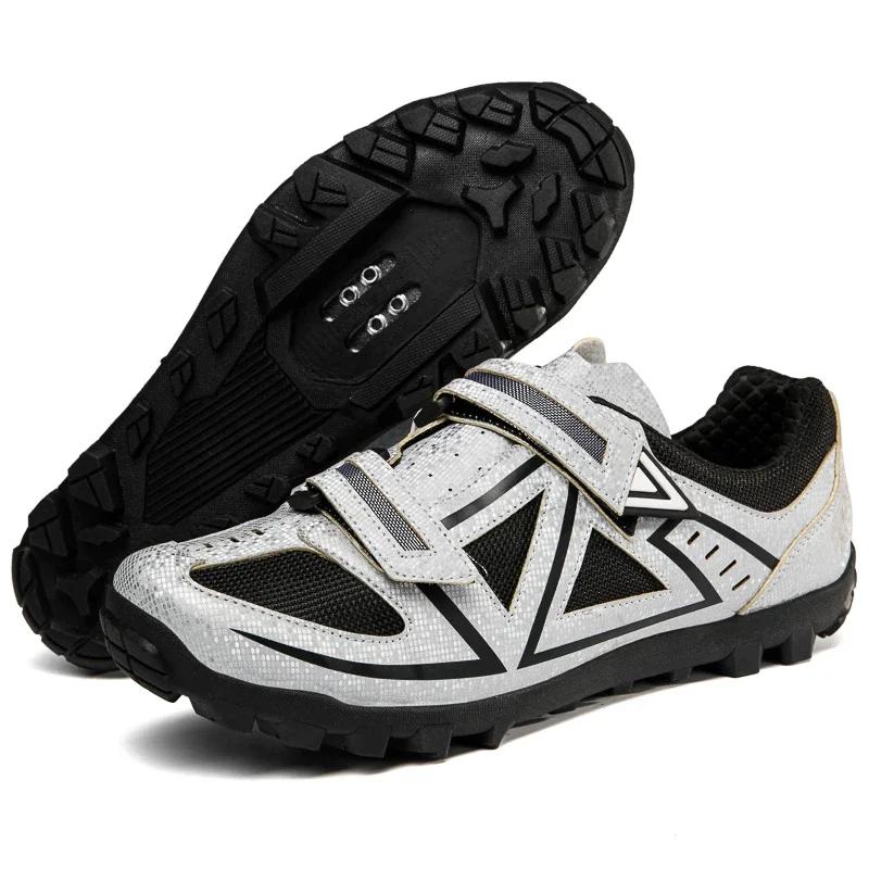 2026 Велосипедные кроссовки для горного велосипеда Мужские Велосипедные кроссовки MTB Шипы Обувь Высокое качество Мужские Спортивные Внедорожные Велосипедные ботинки Плоская обувь SPD
