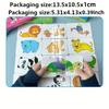 32Pcs/box Animal Matching Puzzle Toys Image Language Cognition Children Cards Pairing Game Learning Educational Toy Kids Gifts
