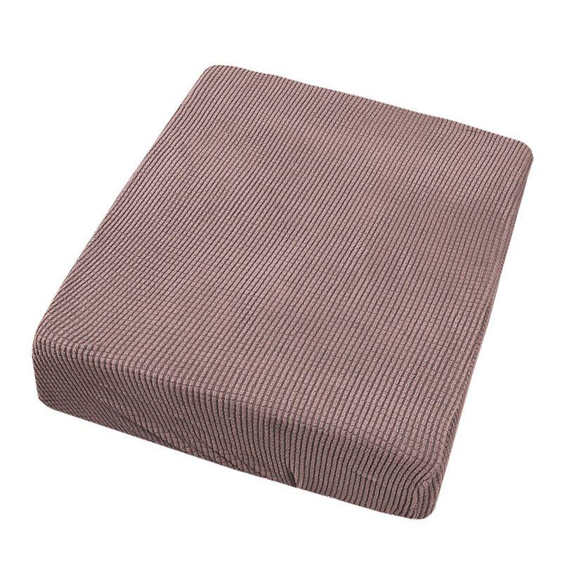 Stretchy Couch Seat Cushion Cover Soft Hand-feeling Easy To Fit Furniture Protector