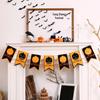 Halloween Pumpkin Lantern Hanging Flag Ornament for Bar or Door Decor Scene Props