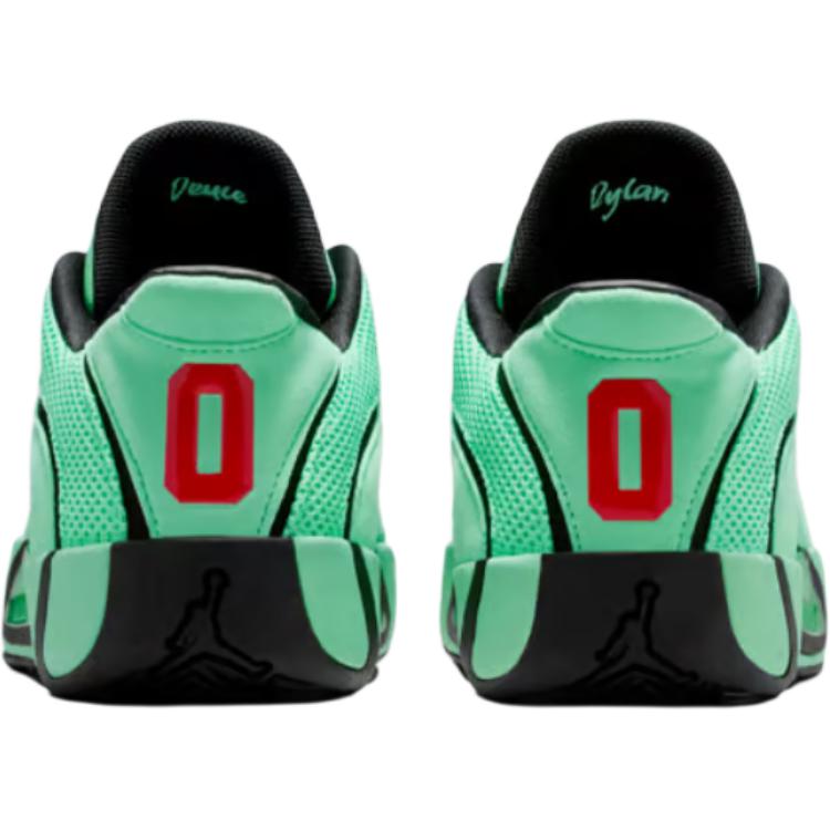 Jordan Детские баскетбольные кроссовки Tatum 4 Low top Зеленые Черные Подростковые HQ4611-300