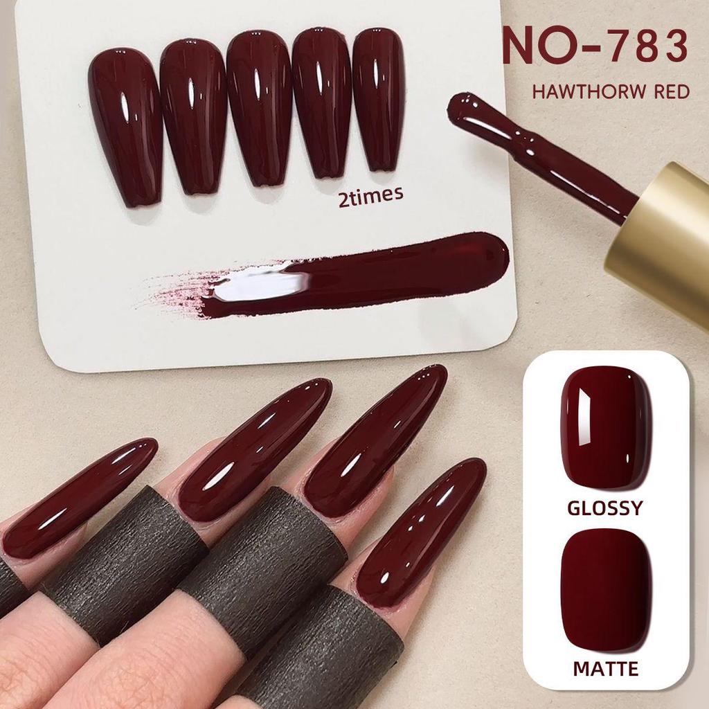 Гель-лак Ancora Cherry Wine Red - Популярный Осенний/Зимний 2026 для Салонов
