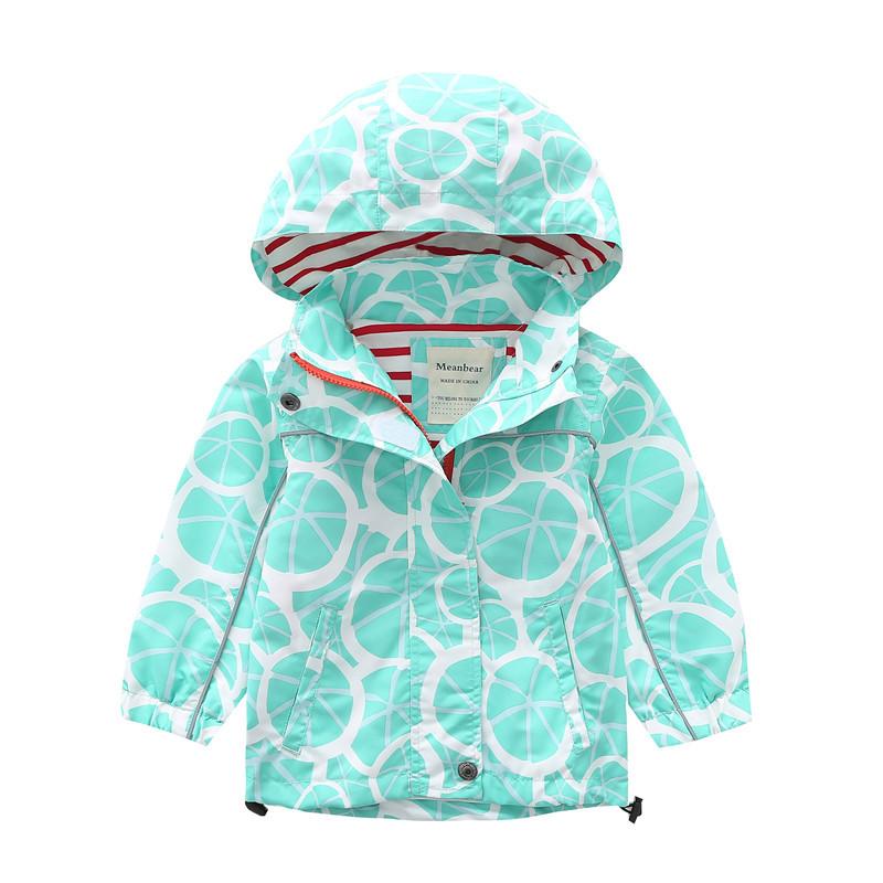 Весенне-осенняя повседневная съемная куртка-пулемет Meanbear со съемным капюшоном для мальчиков и девочек