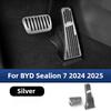 Алюминиевый сплав Педаль Отдых Нескользящая для BYD Sealion 7 Sea Lion 2024 Специальный Автомобиль Педаль Автомобильный Интерьер Модификация Аксессуары
