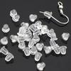 Clear Rubber Bullet Earring Safety Backs Earring Hook Safety Stopper Earnut