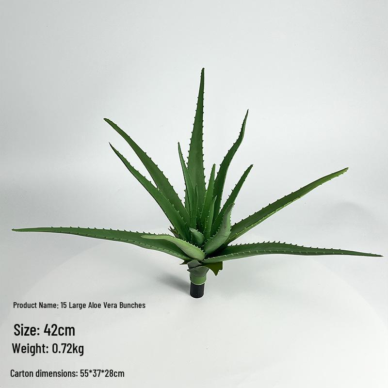 Nordic Style Aloe Succulent Bouquets: Indoor Fake Green Plants for Office Decor
