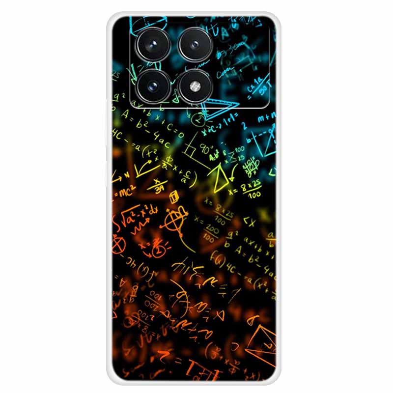 Clear Cover For Xiaomi Poco F6 Pro Case 2024 Paint Soft Silicone TPU Back Cases For Xiaomi Poco F6 Pro 5G Phone Cover Capa Coque