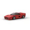 Конструктор MOC Красная гоночная машина Модель 8-клеточный Автомобиль Сборка своими руками Кирпичики Образовательная игрушка Для мальчиков