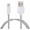 VOLY® 2 M USB Cable for iPhone Braided Fabric Sync Cable Wall Charger for iPhone 5 5s 6 6Plus 6s 7 7Plus