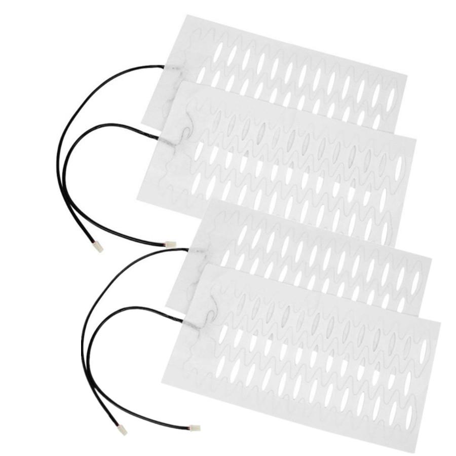 2 Seats Universal Two Seater Switch Carbon Fiber Heated Seat Heater Kit 5-Level 12V