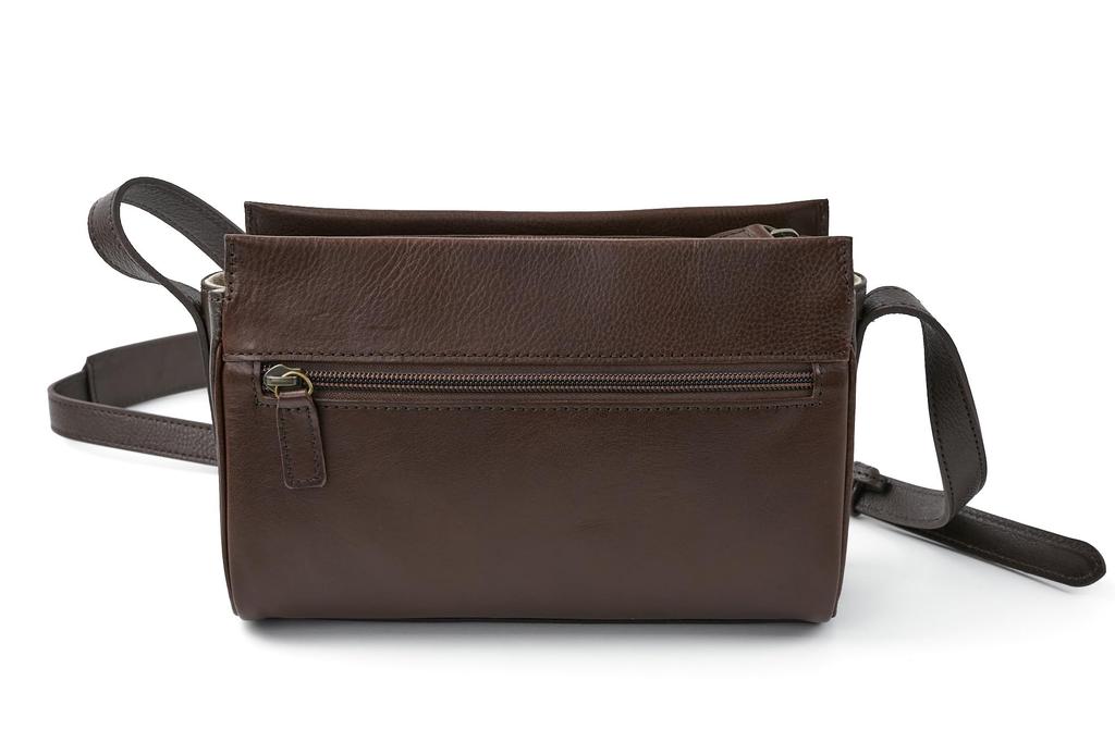 Наплечная сумка из натуральной кожи верблюжьего цвета [Dakota] Женская DA-1034592-45