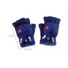 Driving Children Plush Winter Fingerless Strawberry Half Finger Gloves Korean Mittens Women Gloves