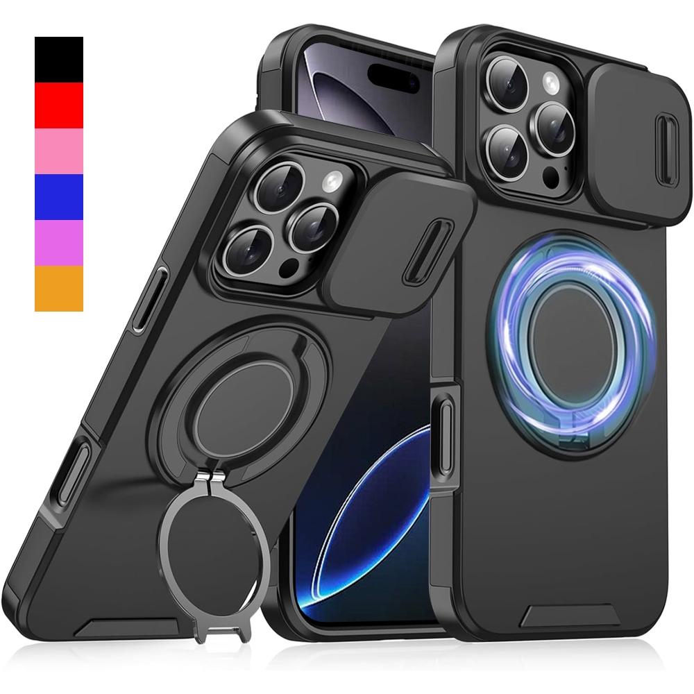 Ударопрочный тяжелый жесткий чехол с подставкой для iPhone 16 Pro Max 15 Pro Max 14 Pro Max