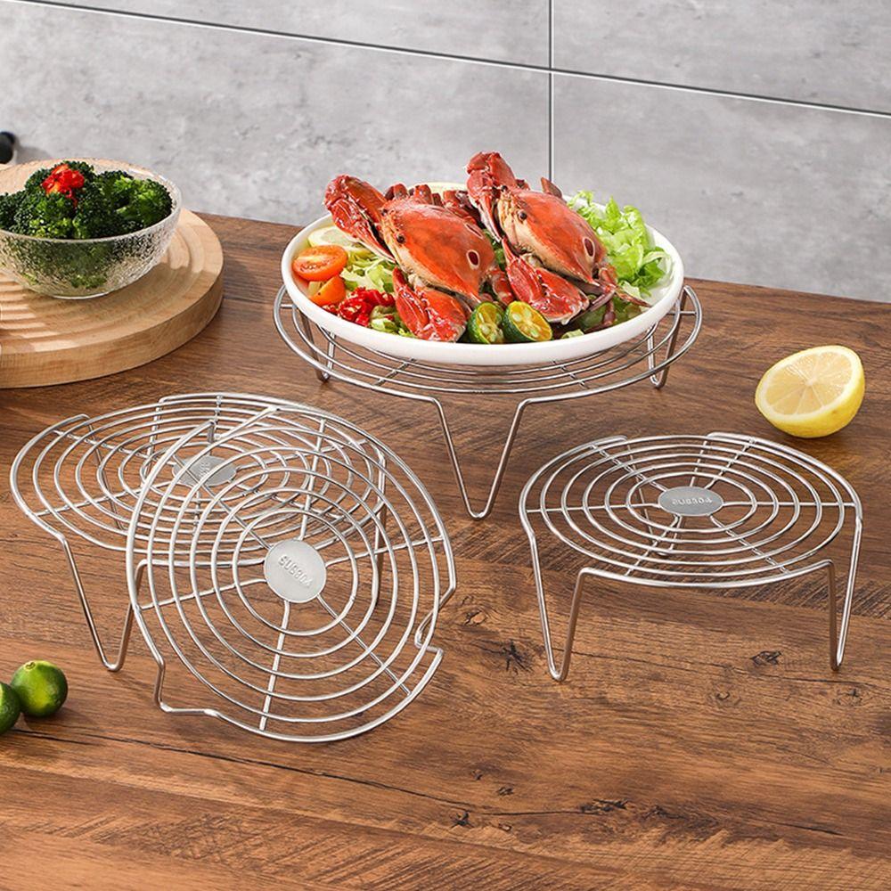 Multifunction Steamer Shelf Tray Stand Cooking Tableware Stand Steamer Rack Kitchen Accessories