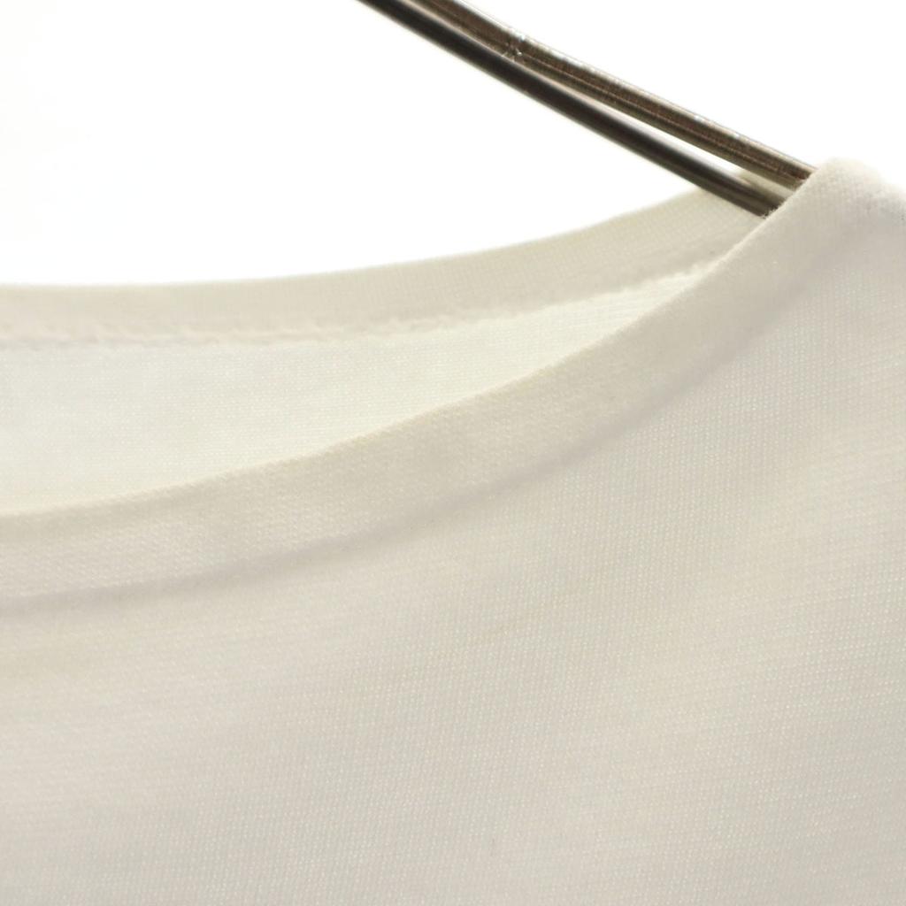 Orcival Made In France Border Pattern 7 Minutes Sleeve Boat Neck Big Silhouette Cut Women Used