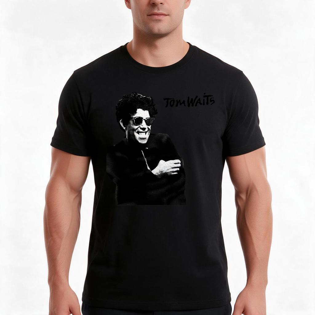 Winona Ryderx27s Tom Waits Tshirt Summer Casual Cotton Tee Oversized Streetwear Tops Vintage Graphic Print 100 Cotton