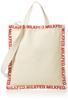 Tote Bag SQUARE LOGO TOTE BAG 3192016 White [Milkfed]