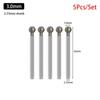 5Pcs 2.35mm Shank Electric Grinder Parts Carve Precision Burring Sanding Drill Bit