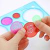 1 Set Plastic Spirograph Drawing Kit Include 1 Set Spirograph & 1pcs Six-color Ballpoint Pen Colorful Doodle Gift YMY