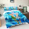 Tinker Bell Anime Cartoon Quilt Cover Polyester Skin Friendly Breathable Cute Printed Comforter Bedding