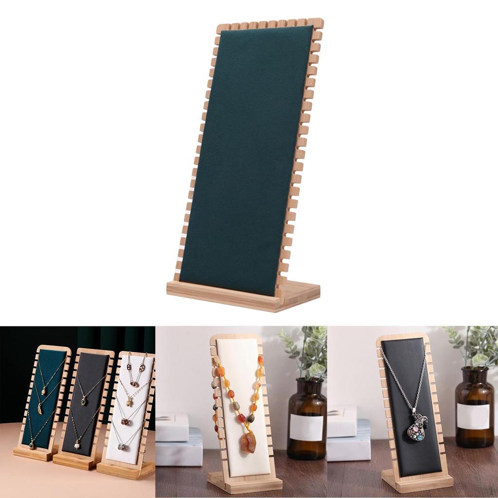 Pendant Display Stand Multiple Bust Easel Showcase Chain Organizer for Countertop Tabletop Decor