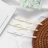 4pcs/set New Metal  Women Girls Hairgrips  Geometric Rhombus Geometry Hair Clip Barrettes