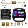Для Renault Captur Clio Samsung QM3 2011-2020 Автомобильный Android Carplay IPS DSP HU WIFI GPS-навигация 2din головное устройство 2 + 32 ГБ
