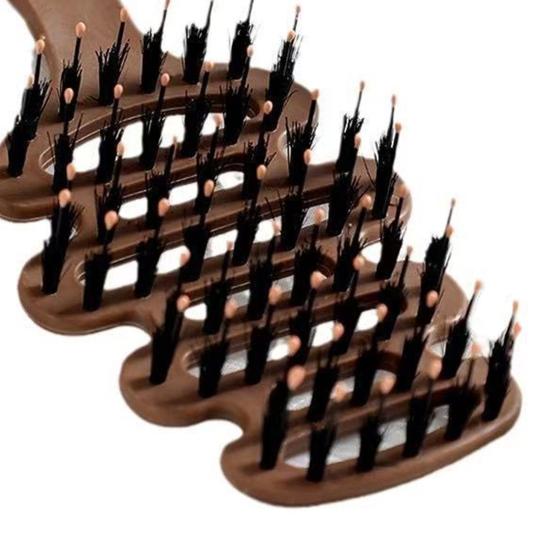 Yousheng 1/2 шт. Щетка для волос из щетины кабана, массаж кожи головы, уменьшает пушистость и статику, расческа для ухода, рост волос, естественный блеск, расческа для ухода за волосами