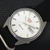 VINTAGE SEIKO 5 AUTOMATIC 6309A JAPAN MENS SILVER COLOR DIAL WATCH A701255-5 R206a-a701255