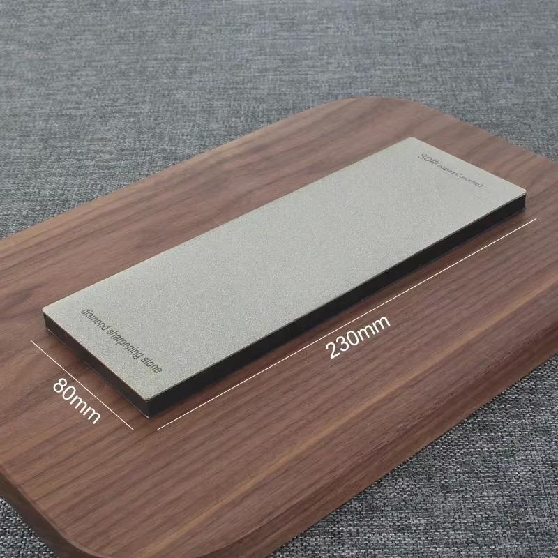 Diamond Whetstone Knife Sharpener Hard Non-slip Base 80-3000 Grit Fine Grinding Sharpening Stone 230*80mm Kitchen Tool
