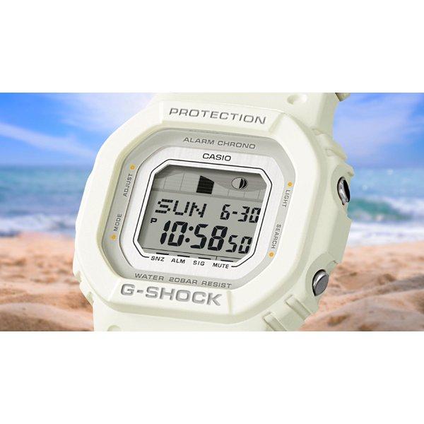 Casio Женские часы G-SHOCK GLX-S5600-7BJF [G-SHOCK G-LIDE Compact Size] Square Watch White Digital