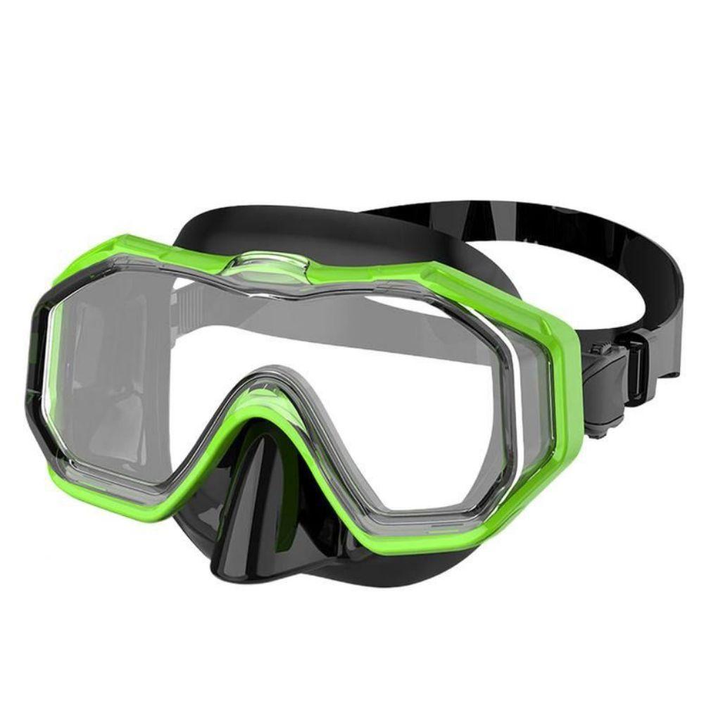 with Nose Cover Child Diving Mask PVC Strap Pool Swim Eyewear Snorkel Swimming Goggles for Youth
