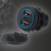 Автомобильное зарядное устройство с 3 портами USB, Quick Charge 3.0, PD, быстрая зарядка, с кнопкой включения/выключения