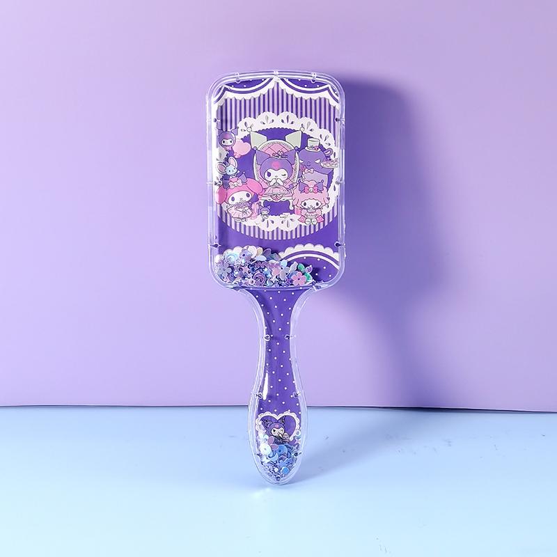 Кавайные расчески Sanrio Kuromi с воздушной подушкой и массажем, My Melody, Cinnamoroll, расческа для волос, парикмахерский инструмент, подарок для девочек