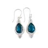 Natural Apatite Gemstone 925 Stamped Silver Jewelry Handmade Earrings 1.80" Gift EE-42-12