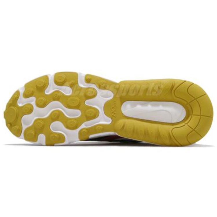 New Nike Air Max 270 React White Turquoise Yellow CT1264-103