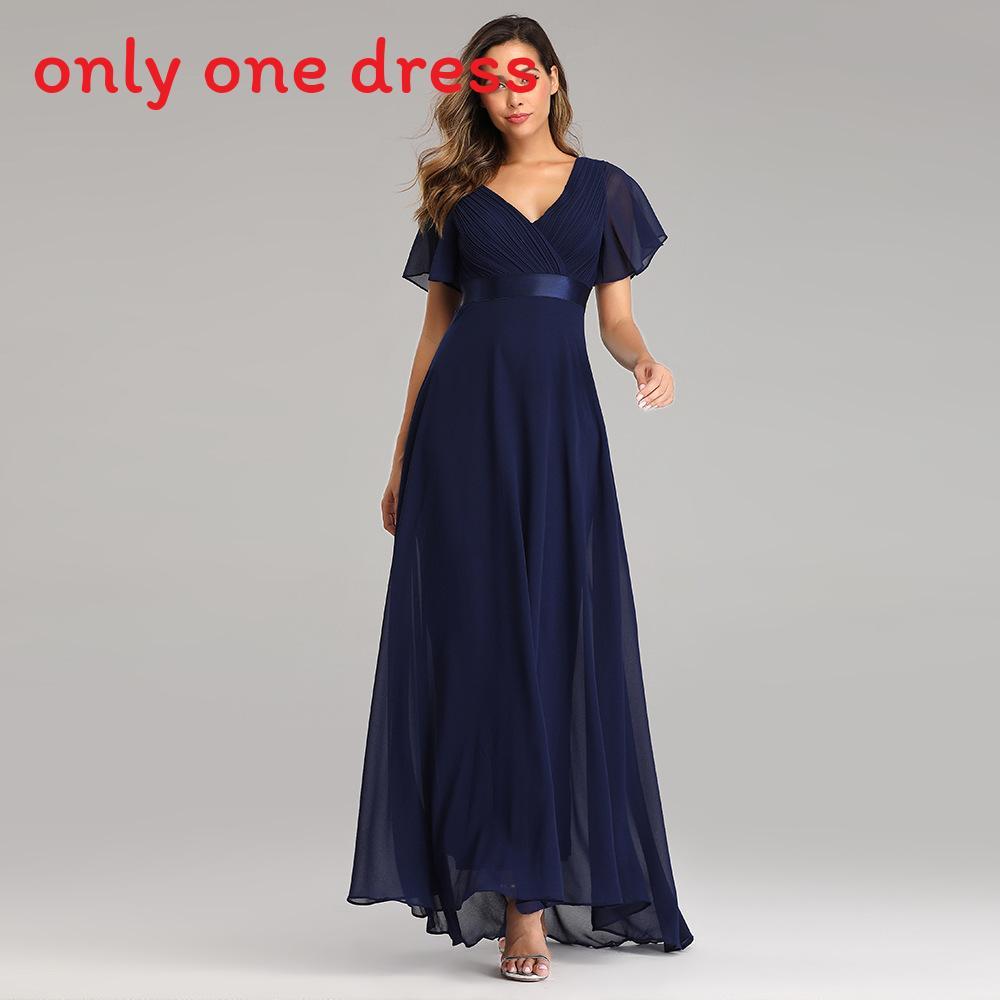 Chiffon Spring Summer Long Dress With Deep V Neck And Ruffle Details For Formal Events