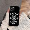 Чехол для телефона Pentagram 666 для iPhone Samsung Galaxy Redmi Xiaomi Oppo OnePlus Note SA 7 8 9 10 11 12 13 14 20 21 22 23 53 54 Pro Max Ultra TPU Soft