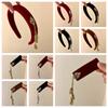 Retro Ethnic Style Hair Hoop Velvet Pendant Hair Clip Head Wear Tassel Bell Hair Band  Headwear