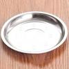 Fruit Tray Beautiful Fashionable Thickened Round Stackable Anti-fall Space-saving Stainless Steel Grill Plate Home Accessories