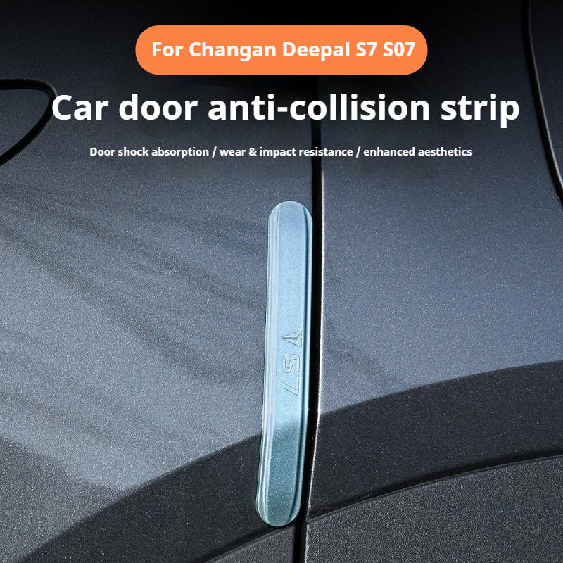 Для Changan Deepal S7 S07 2024-2026 Декоративная полоса против столкновений дверей Наклейка-декор под оригинальную краску Полоса против царапин