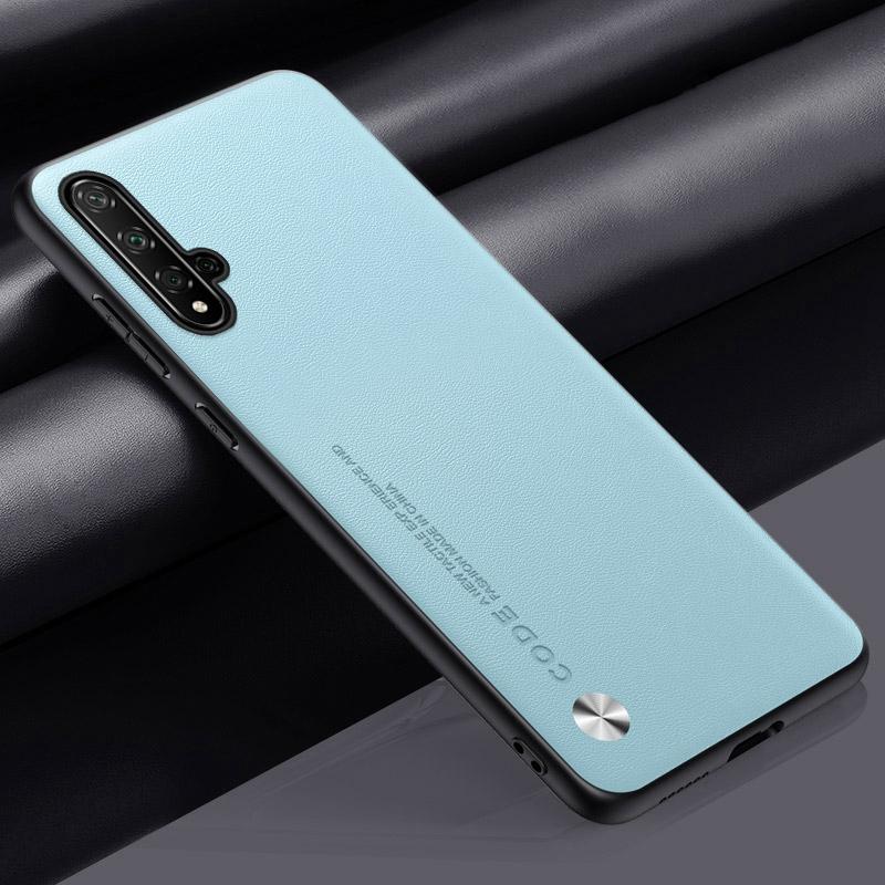 For Huawei Nova 5T Case Luxury PU Leather Phone Case For Huawei Nova5T Nova5 T Back Cover Silicone Shockproof Full Protection
