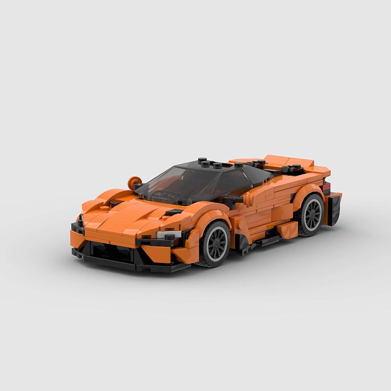 Креативный MOC Авто Город Гонки Машина Ретро Скоростная Машина Ралли Строительные Блоки Кирпичи Украшение Игрушки Для Детей Взрослых Подарки на День Рождения